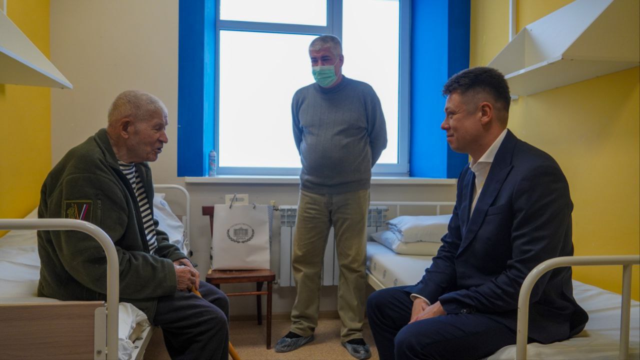 Владимир Переверзев: Участник Великой Отечественной войны Дмитрий Семёнович Рагозин, проживающий в поселке Борисовка, на днях отметил свой 96-й день рождения