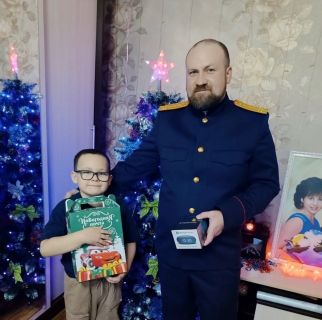 Офицерами Новооскольского МСО регионального управления СК России исполнено желание юного жителя Белгородской области