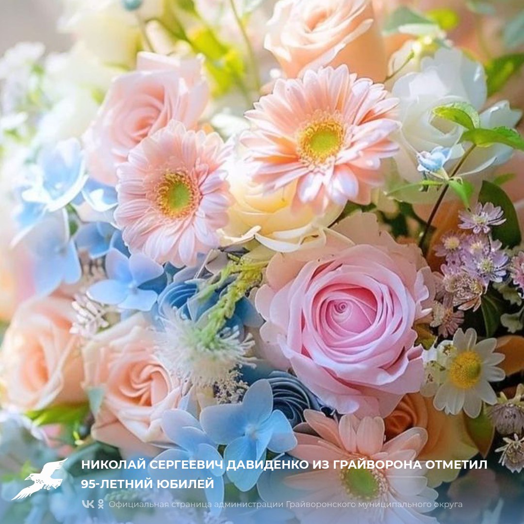 Николай Сергеевич Давиденко из Грайворона отметил 95-летний юбилей