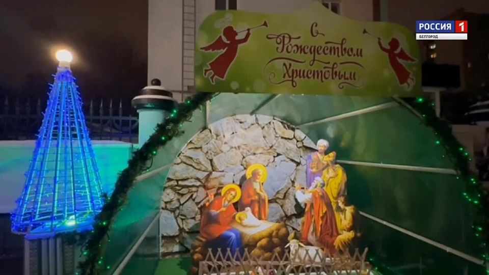 С Рождеством Христовым! Праздничные богослужения идут в храмах Белгородской области