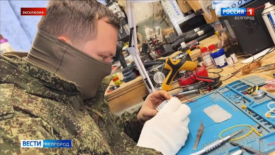 Нашей съёмочной группе удалось побывать в одной из полевых лабораторий беспилотных систем 11 армейского корпуса «Севера»