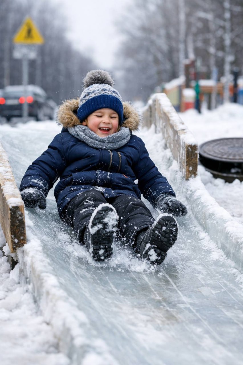 В Государственной думе предложили запретить самодельные зимние горки