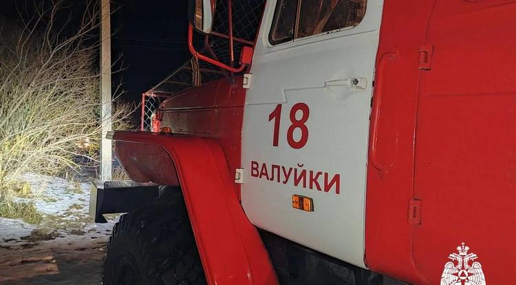 В Валуйском округе при пожаре пострадали двое мужчин