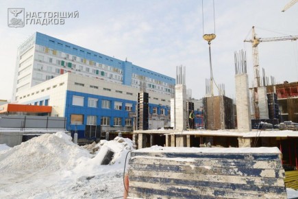 Вячеслав Гладков: Посмотрел, как идет строительство лечебного корпуса городской больницы № 2 Белгорода