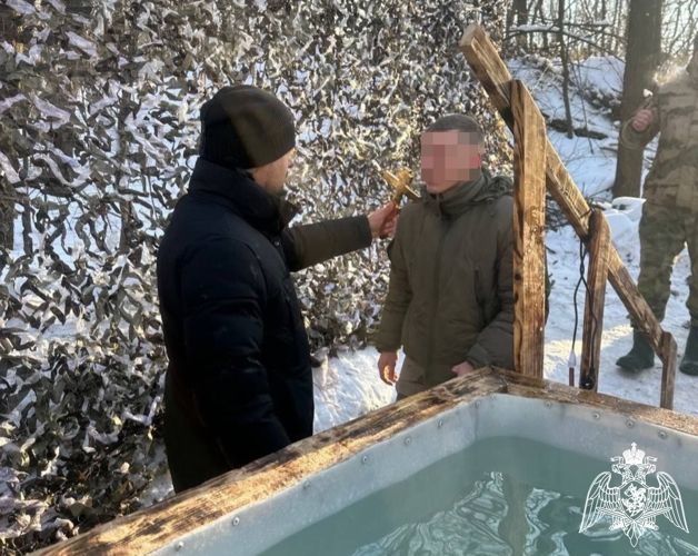 Священнослужители Белгородской епархии посетили росгвардейцев, выполняющих задачи по защите приграничья