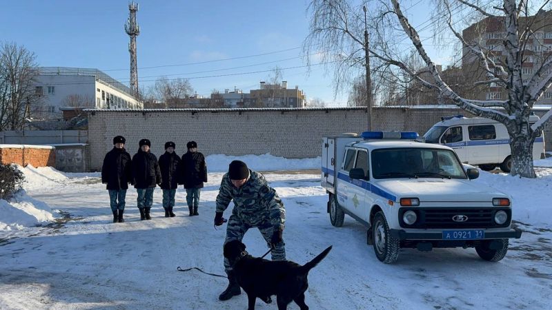 В Центре кинологической службы УМВД России по Белгородской области высадился «Студенческий десант»