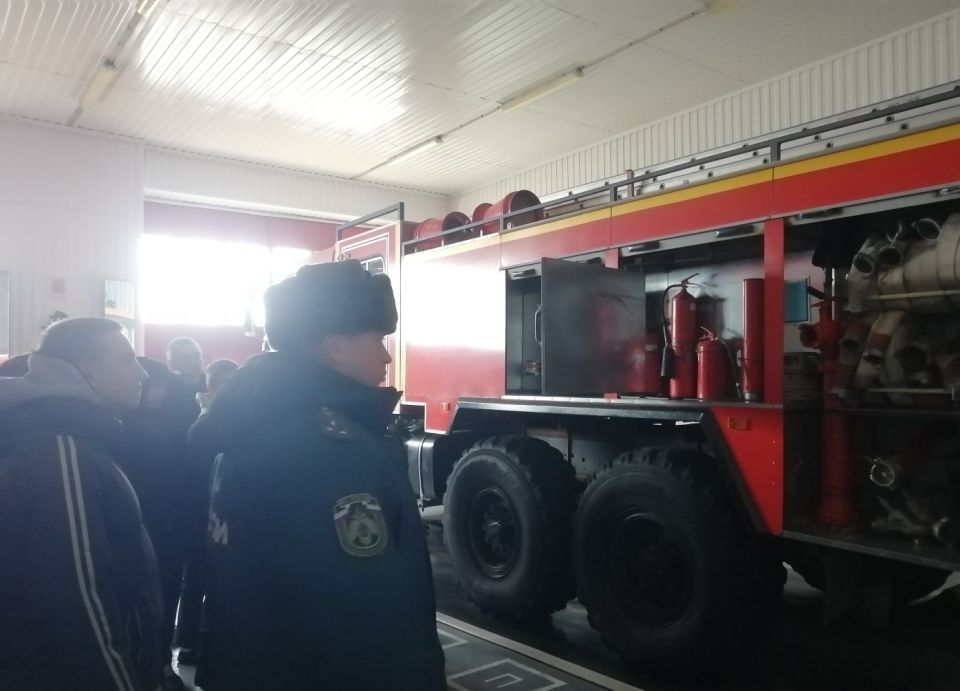 Экскурсия в пожарно-спасательную часть № 20