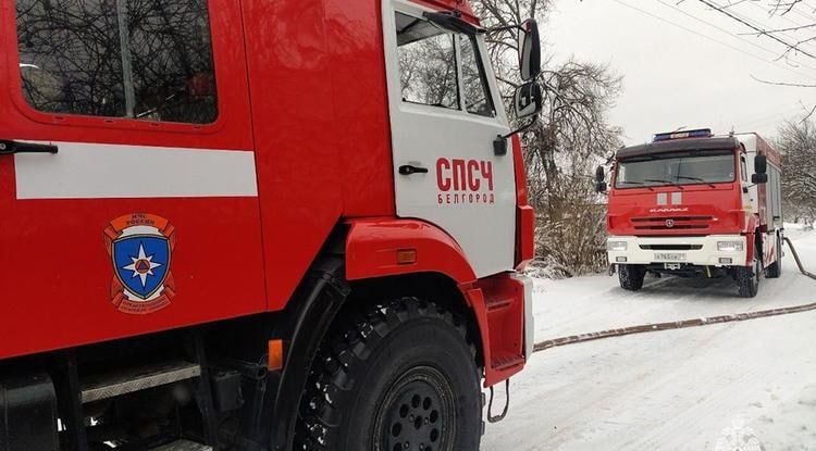 При пожаре в Белгороде пострадал пожилой мужчина
