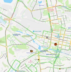 Белгород сковали пятничные пробки