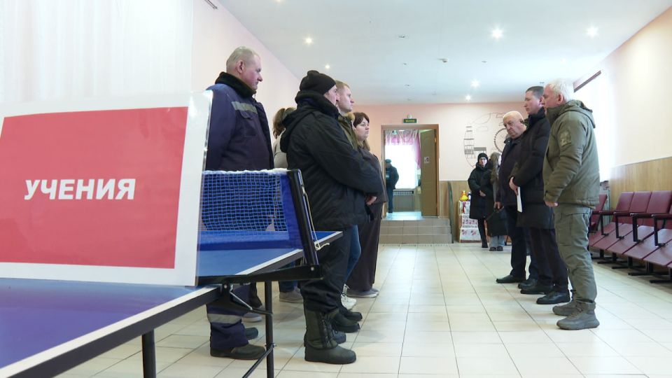 В одном из приграничных сёл Белгородского округа провели учения