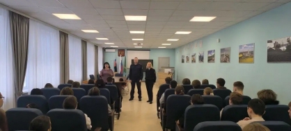 В Губкине руководитель следственного отдела встретился с учащимися колледжа