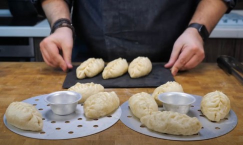 Как приготовить корейские пирожки пян-се