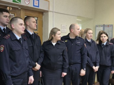 В рамках акции «Студенческий десант» будущие стражи порядка познакомились с историей белгородской полиции