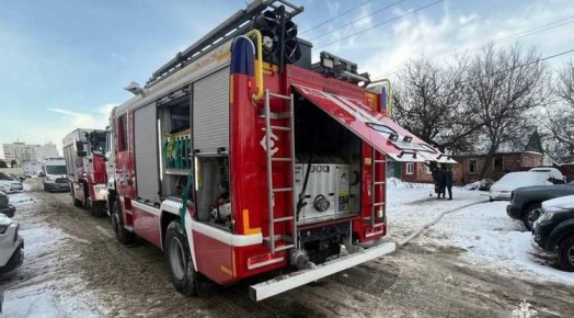 В Белгороде в горящем доме нашли тело мужчины