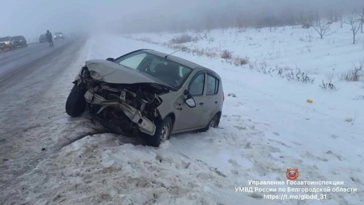 #СВОДКА_ДТП. По предварительным данным, вчера около 09 часов 45 минут на 94 км автодороги «Новый Оскол - Валуйки - Ровеньки» Вейделевского округа 56-летняя женщина, управляя автомобилем «Рено», допустила движение по обочине...