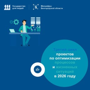 Департамент проектной деятельности министерства цифрового развития Белгородской области начал новый цикл реализации проекта «Государство для людей»