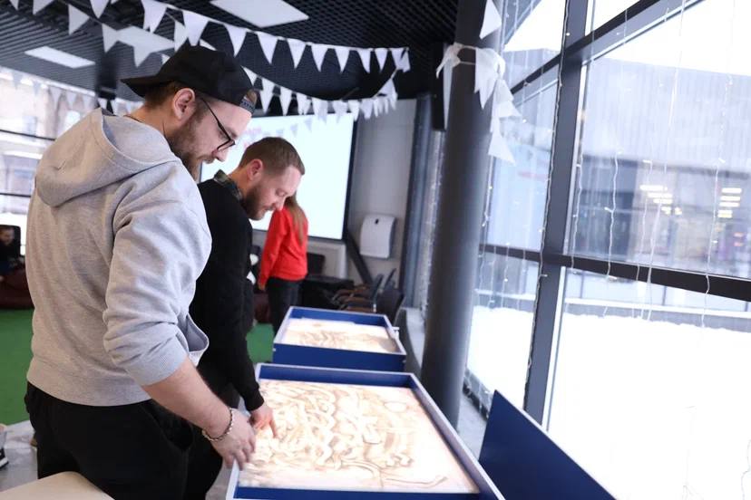 Сегодня на площадке «Креатив Тауна» жители и гости Белгорода приняли участие в Дне народного творчества