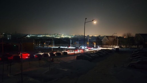 Вид на город в микрорайоне Новая жизнь сейчас