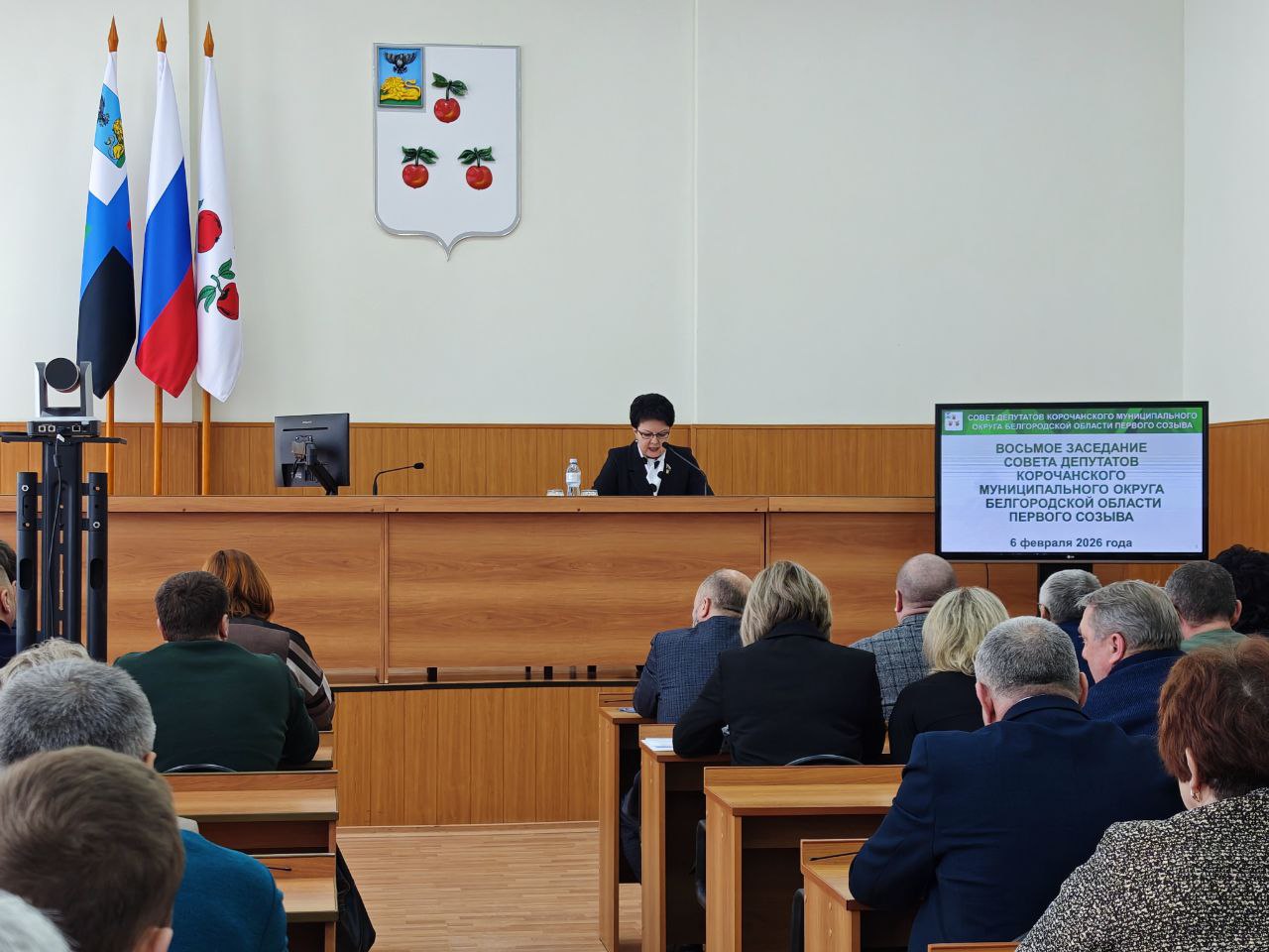 Николай Нестеров: Сегодня состоялось первое в текущем году заседание Совета депутатов Корочанского муниципального округа