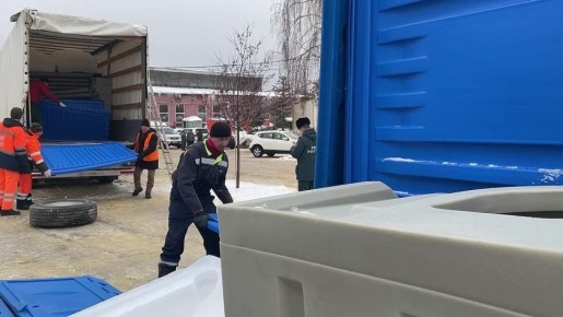 Биотуалеты доставили в Белгородскую область