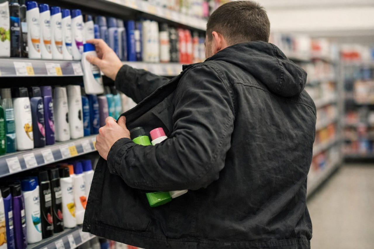 В Белгороде задержали местного жителя, подозреваемого в краже из супермаркета около 40 шампуней