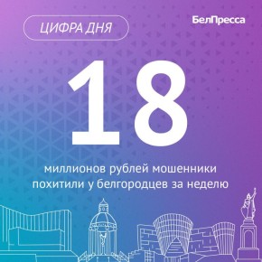 35 фактов мошенничества зарегистрировали в Белгородской области