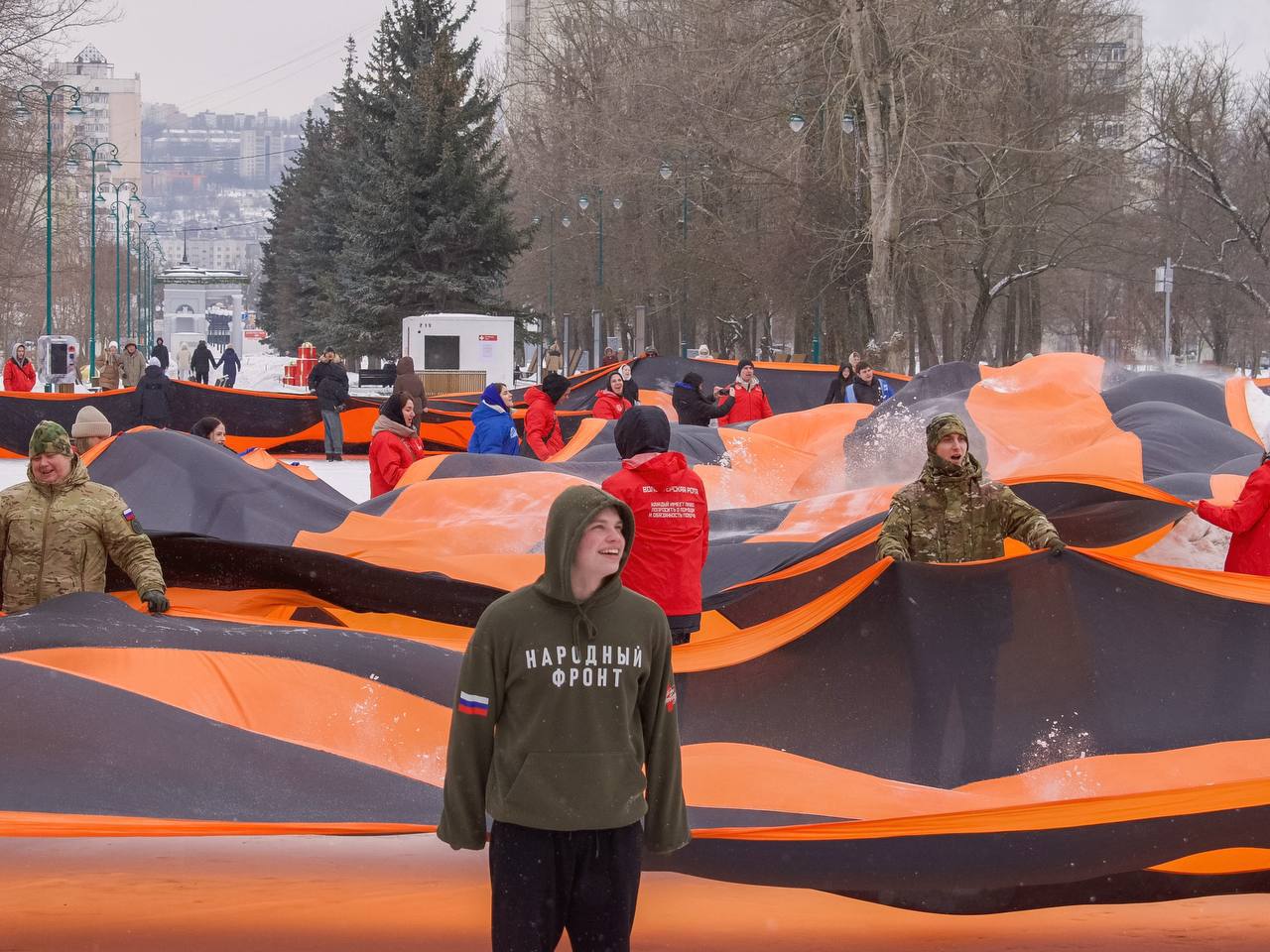 В День защитника Отечества наш регион присоединился ко Всероссийской акции от Росмолодёжь