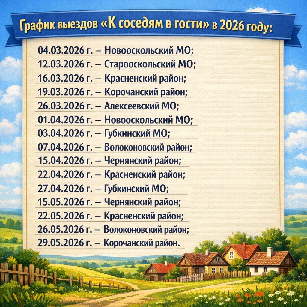 В Красногвардейском округе стартует новый сезон проекта «К соседям в гости!» – 2026