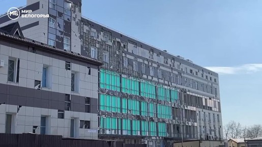 Кадры с места ночного прилёта в Белгороде