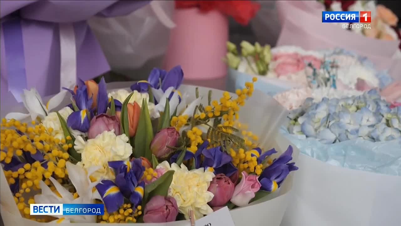 Тюльпаны, хризантемы, ирисы, нарциссы: показываем, чем собираются в марте удивлять белгородцев флористы