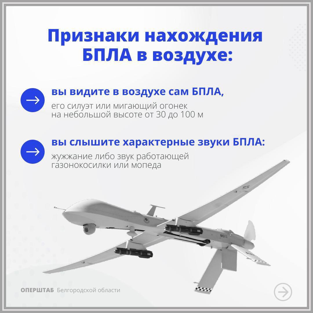 Правила поведения при обнаружении БПЛА!