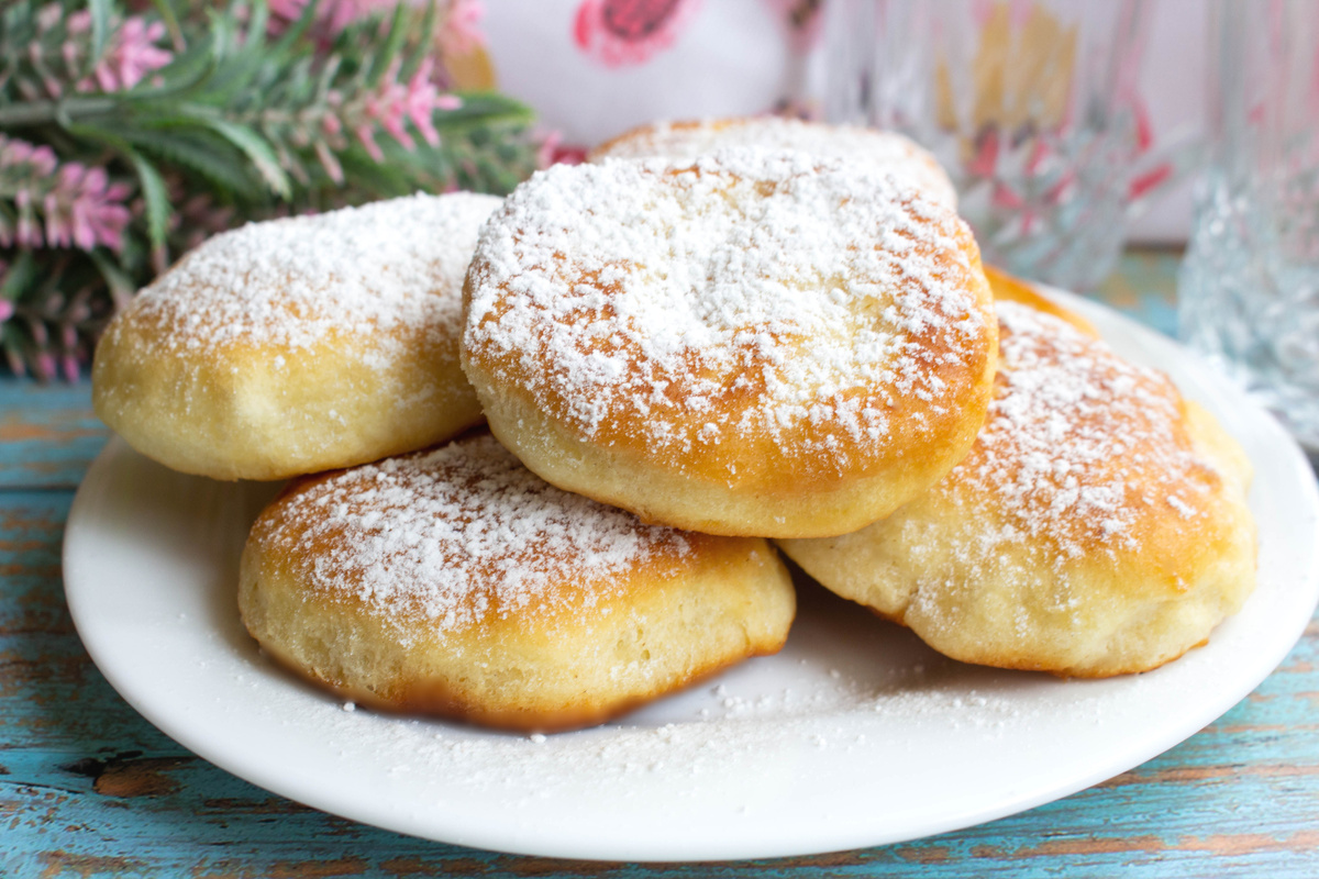 Необыкновенно сладкие пышки на сметане