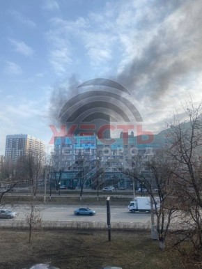 В Белгороде на Богдана Хмельницкого сильный дым