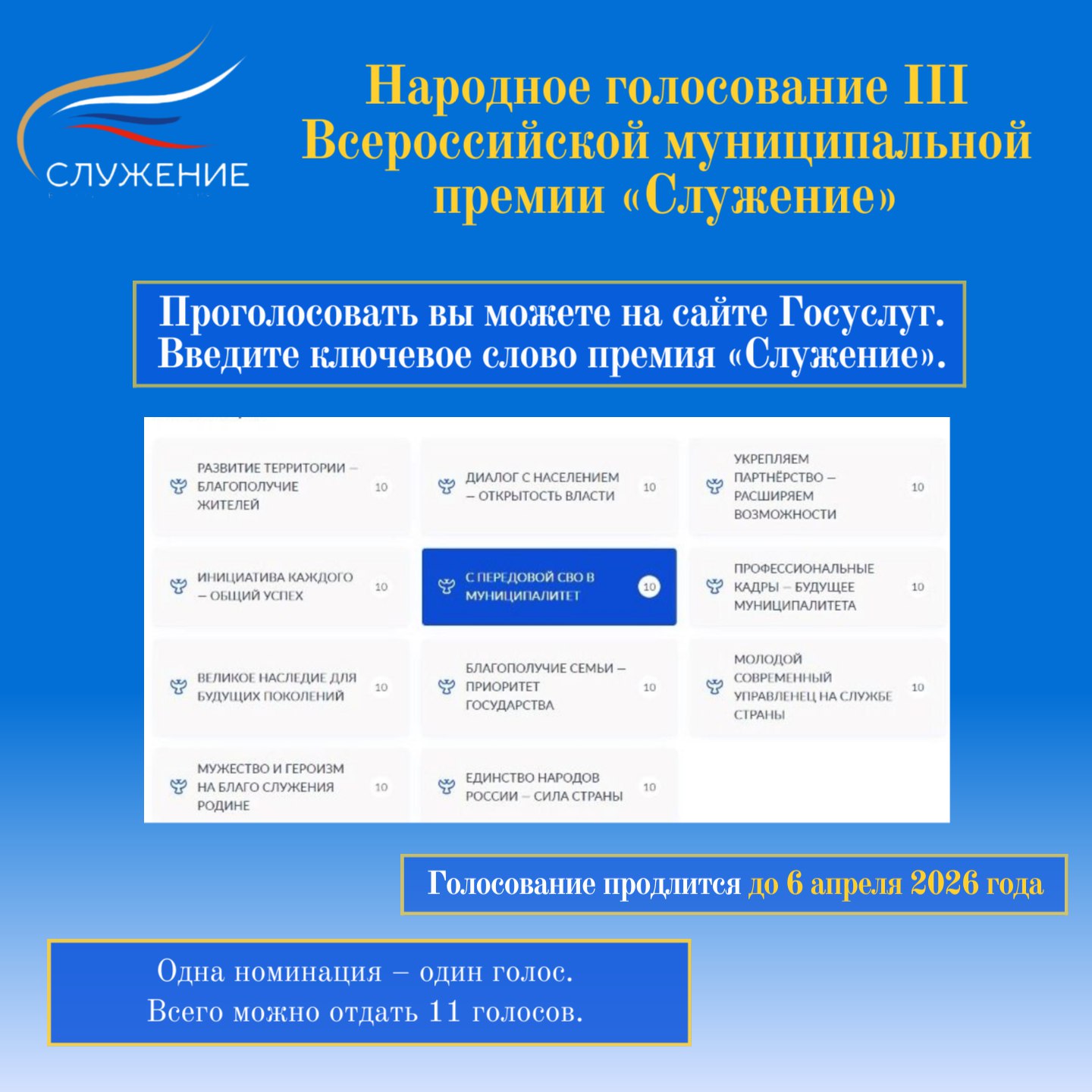 Проект из Ракитянского округа – в финале всероссийской премии «Служение»!