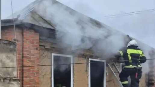 В посёлке Борисовка при пожаре в частном доме погиб мужчина