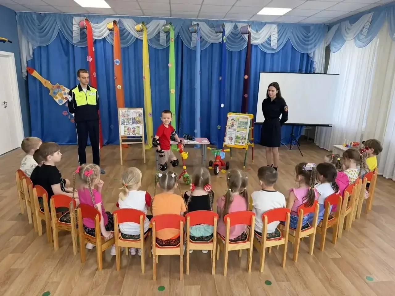 Белгородские дошкольники осваивают навыки безопасного участия в дорожном движении