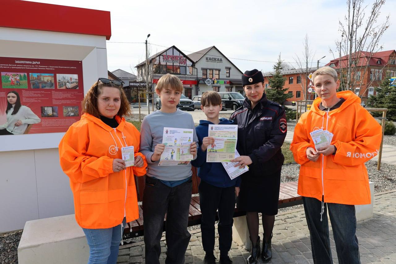 В рамках ОПМ «Внимание - весенние каникулы!» Белгородские автоинспекторы провели уличные тренинги по ПДД