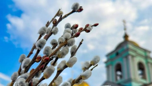 Вячеслав Гладков с супругой поздравили белгородцев с Вербным воскресеньем