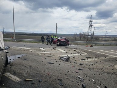 Сотрудниками полиции устанавливаются обстоятельства ДТП в Алексеевском округе