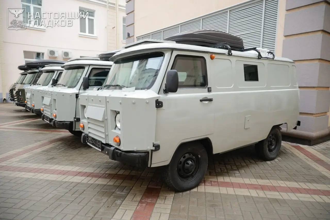 Вячеслав Гладков: Передал ещё 5 бронированных автомобилей повышенной проходимости и оснащенных системами РЭБ нашим подразделениям «БАРС-Белгород» и «Орлан»