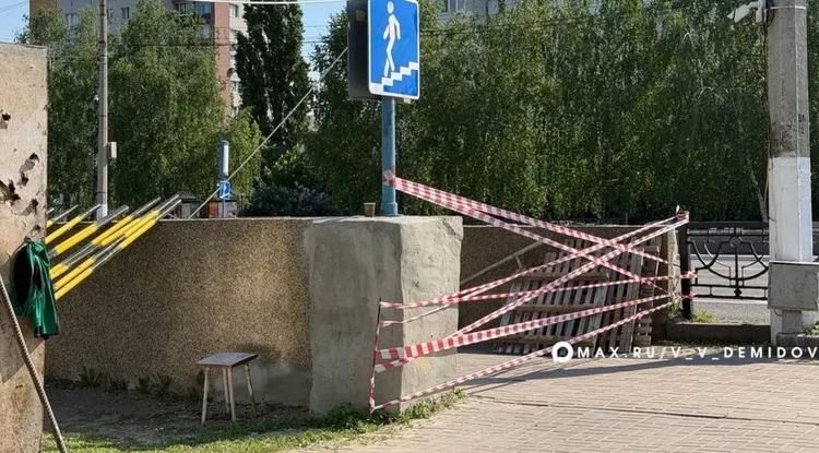 Белгороде начали капремонт подземного перехода у остановки «Сокол»