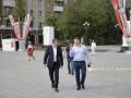 Александр Шуваев прогулялся по Белгороду с мэром
