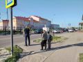 Белгородские автоинспекторы осуществляют регулирование дорожного движения вблизи школы в рамках мероприятия «Внимание-дети!»