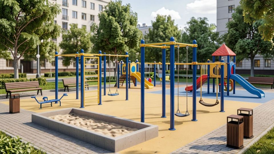 В Чернянке завершили благоустройство сквера на улице Семашко
