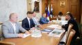 Александр Шуваев встретился с председателем Центрально-Чернозёмного банка ПАО «Сбербанк»