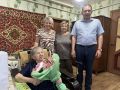 Галина Руденко: Сегодня поздравила нашу дорогую землячку, Понамареву Лидию Герасимовну, с прекрасным юбилеем — 95-летием!