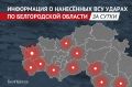 ВСУ 72 раза атаковали территорию Белгородской области за сутки