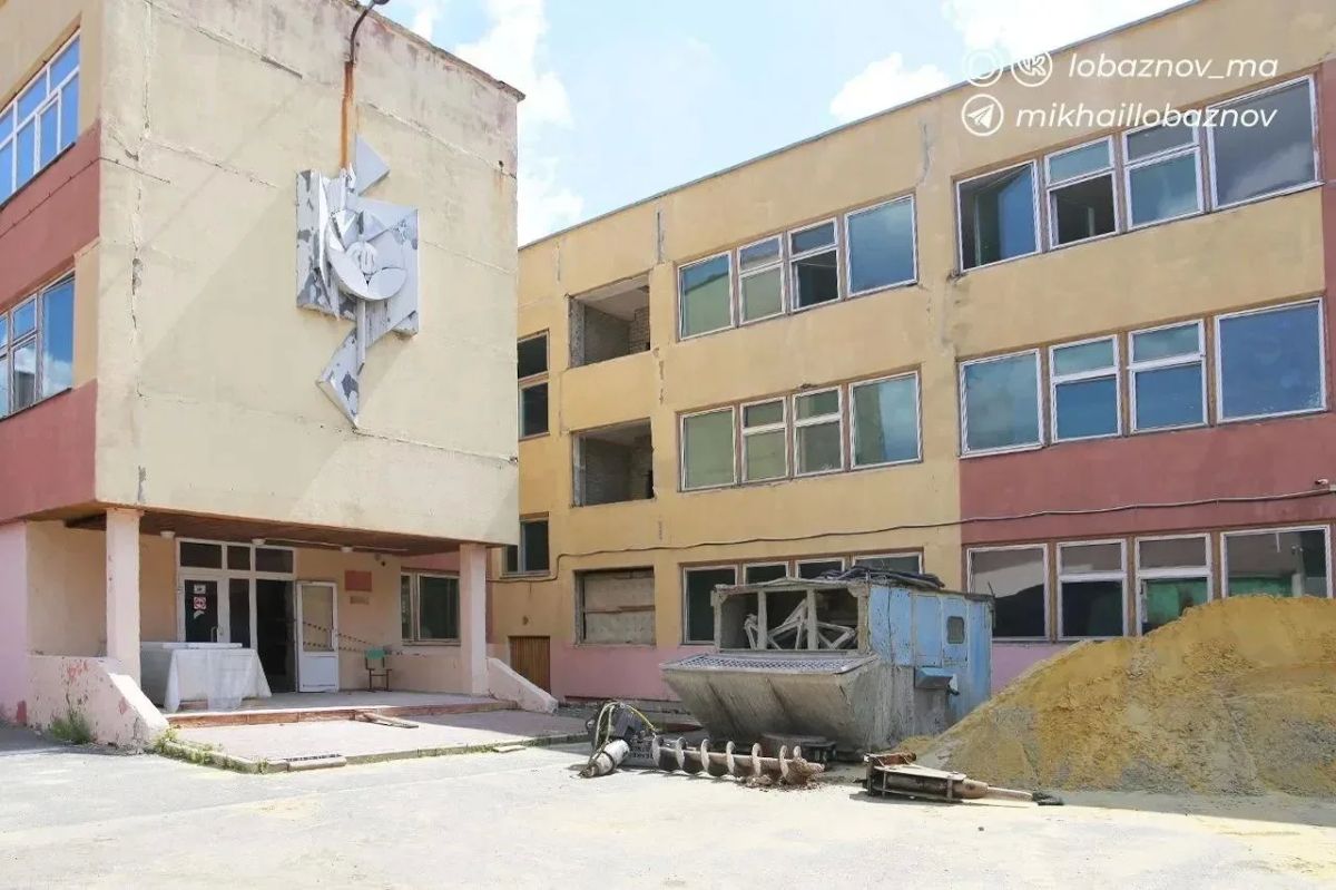 В Старом Осколе продолжается капитальный ремонт школы № 2