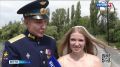 Евгений и Арина Бирюковы поклялись в любви и верности у памятника Петру и Февронии