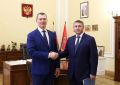 Михаил Дегтярёв: Провел встречу с временно исполняющим обязанности губернатора Белгородской области Александром Шуваевым